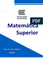 Guía de Matemática Superior 2023-10