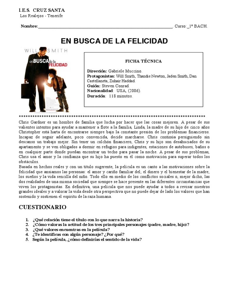 En Busca de La Felicidad | PDF