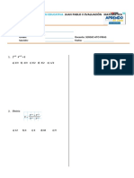 Evaluación A Mayo