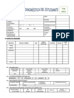 Ficha Diagnostica Del Estudiante 2023