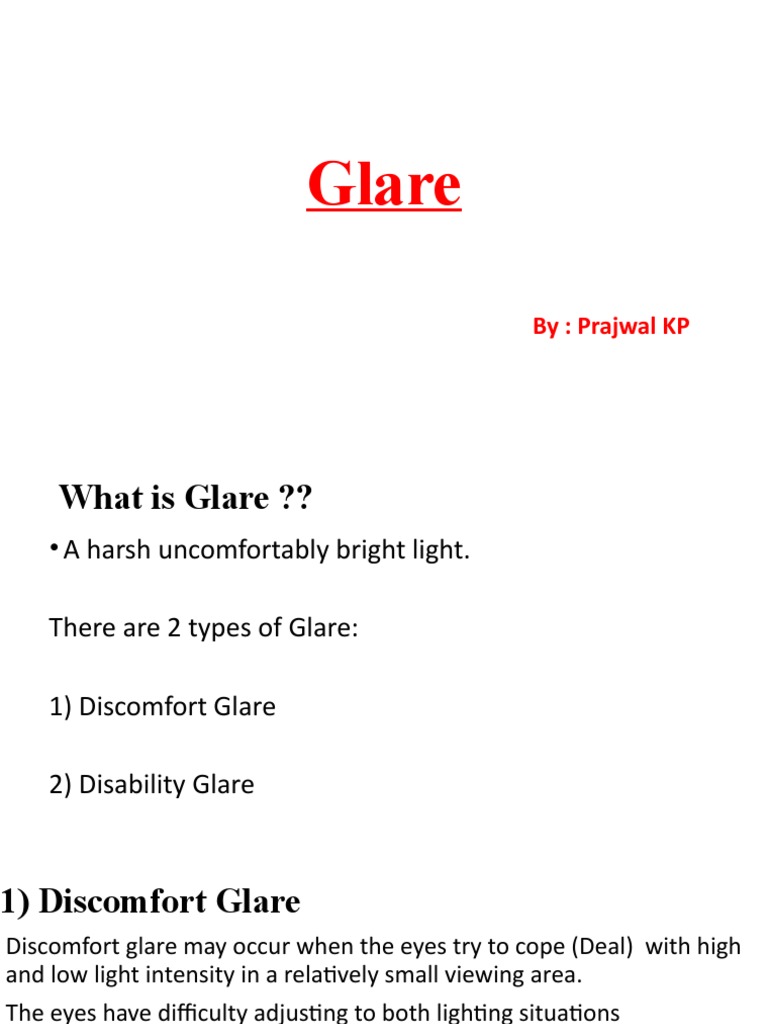 Glare Prajwal | PDF