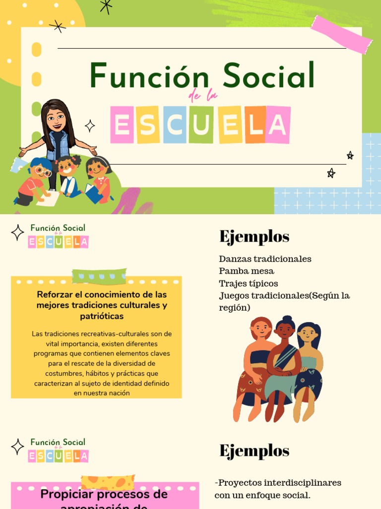 Función Social de la Escuela | PDF | Crecimiento personal y profesional ...