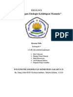 Ekologi Kelompok 5 Keseimbangan Ekologis Kehidupan Manusia