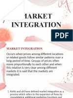 Contemporary World - Market Integration