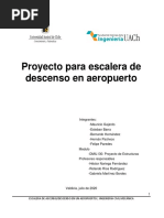 Proyecto para Escalera de Descenso en Aeropuerto