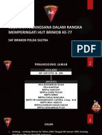 Kegiatan Anjangsana Dalam Rangka Memperingati Hut Brimob Ke-77