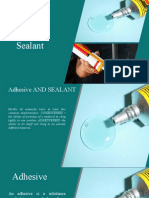 Adhesive and Sealant