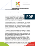 Entrega Alcaldesa Elízabeth Morales García Apoyos Sociales en La Colonia Ampliación Las Brisas