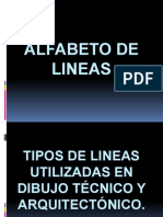 No.4 Alfabeto de Lineas