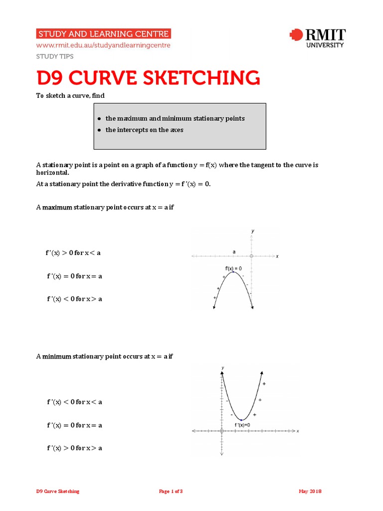 9 Curve Sketching | PDF