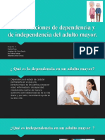 Manifestaciones de Dependencia y de Independencia Del Adulto