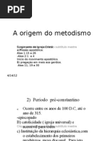 A Origem Do Metodismo Escola Biblica