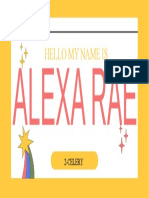 Template For Name Tag