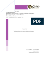 Politicas de Recursos Humanos PDF