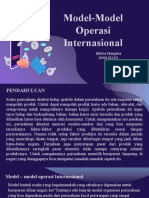 Model Operasi Internasional