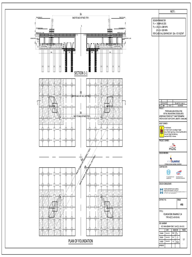 Gambar pondasi acset pilar pdf