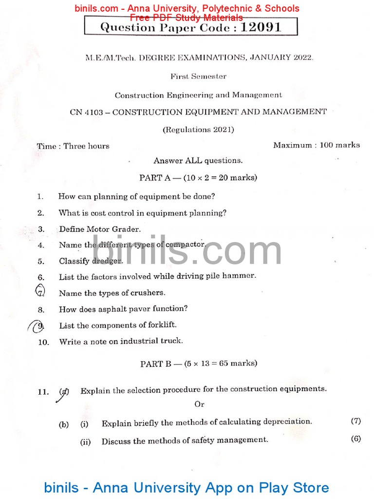 CN4103Constructionequipmentandmanagement PDF