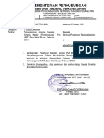 Penyampaian Laporan Capaian Kinerja Kantor Pembangunan MRT East West Bulan Februari 2021