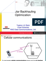 Cellular Back Hauling Optimization