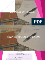 Examples of Resume