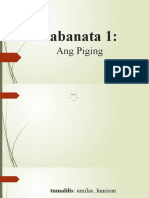 Kabanata 1 Ang Piging - Ella