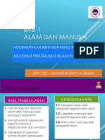 Bab 1 Alam Dan Manusia