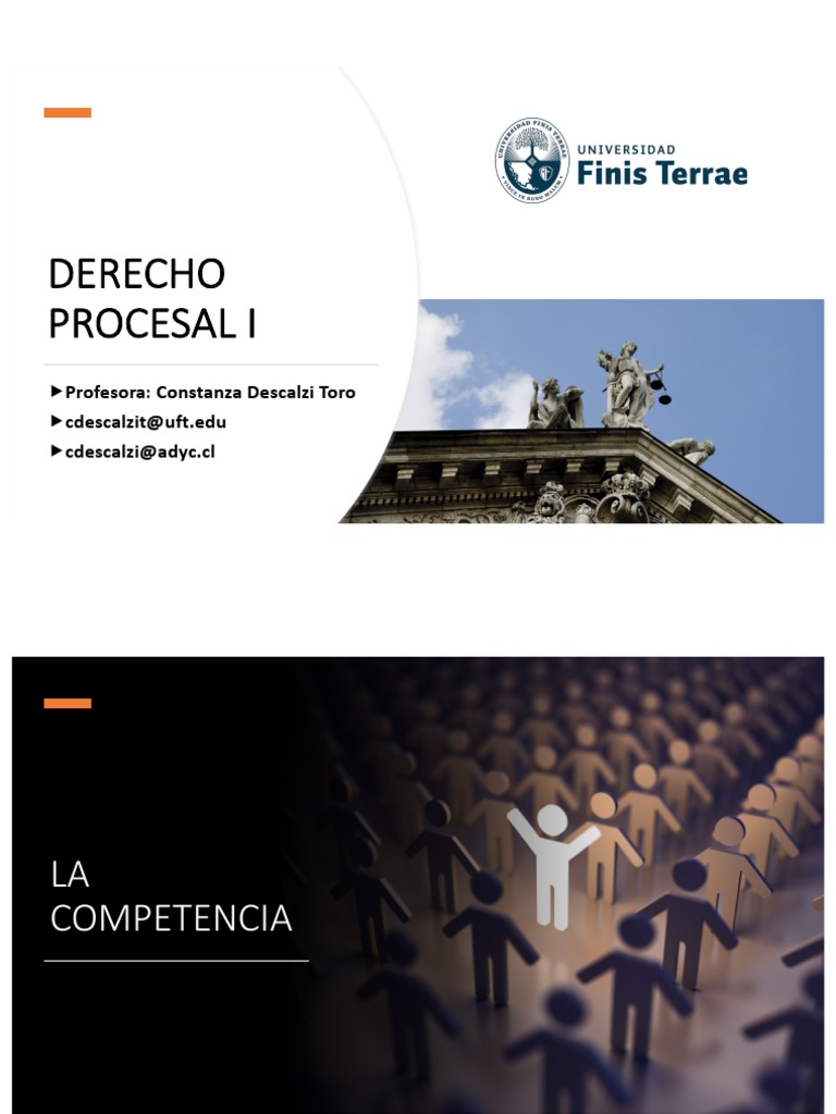 Competencia en Derecho Procesal I | PDF | Jurisdicción | Parentesco