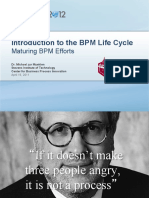 Introduction To The BPM Life Cycle
