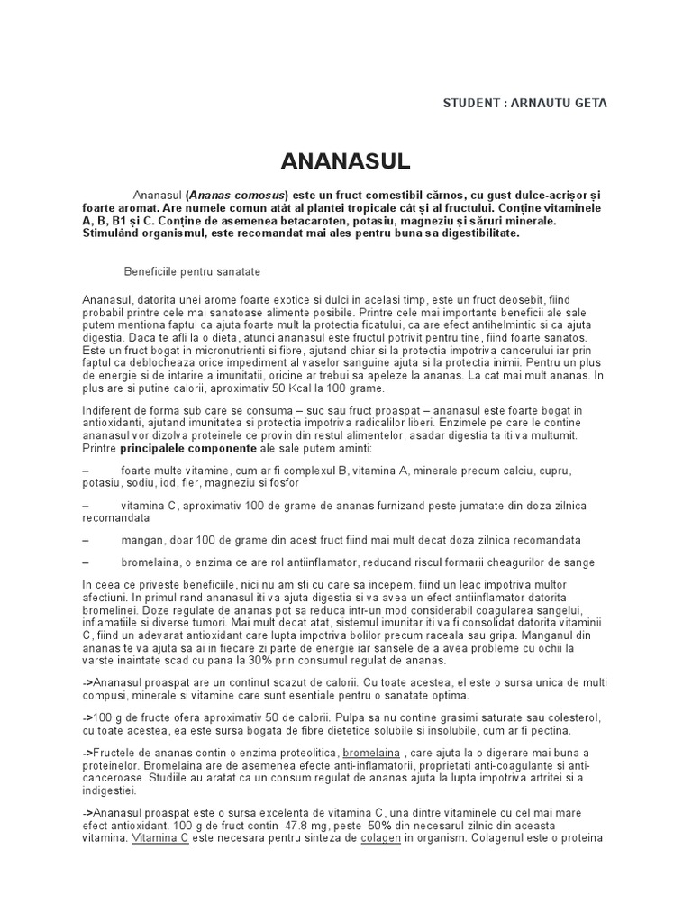 Ananas PDF