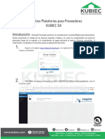 Instructivo Plataforma de Proveedores