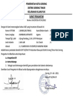 Surat Pengantar Domisili Bambang 