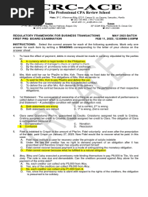 RFBT First Preboard May 2023 Batch