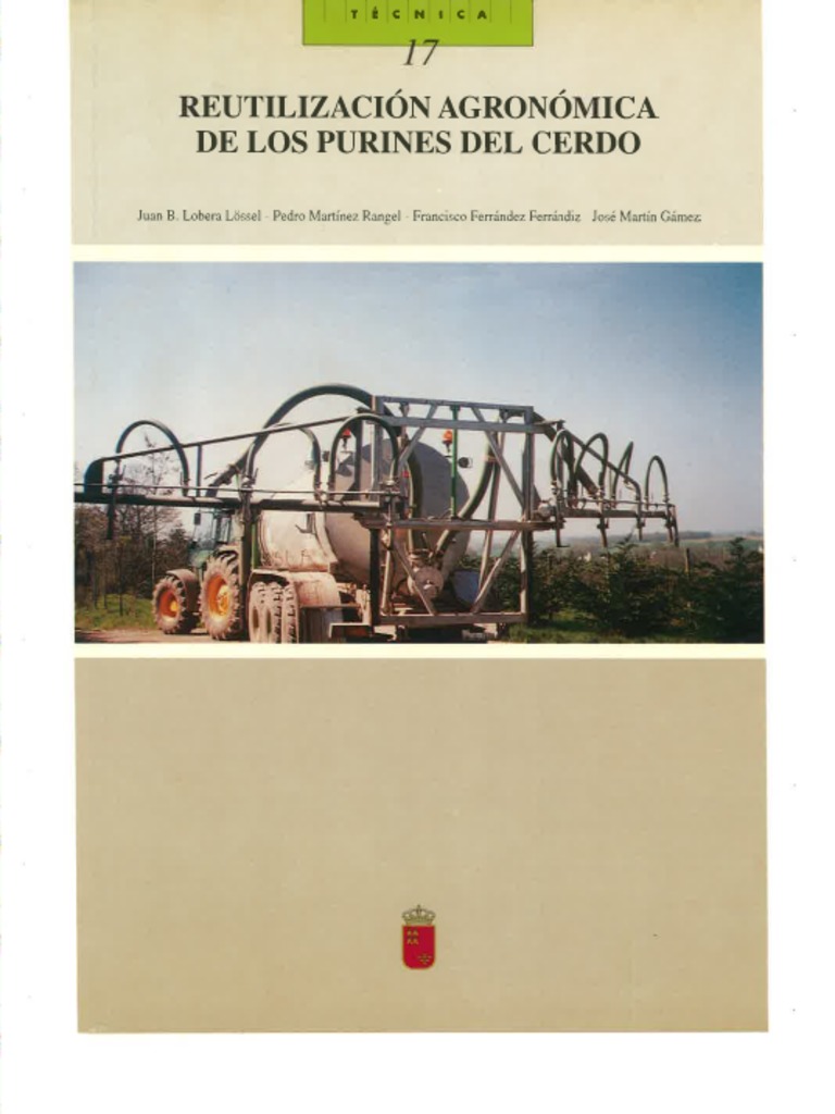 Aprovechamiento Agronómico de Purines de Cerdo | PDF | La contaminación ...