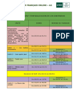 Chronogramme Online Niveau A2 PDF