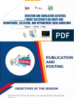 Session 1 - Publication and Posting