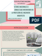 2.3.1-Factores Nacionales e Internacionales Que Intervienen en La Profesion Del Ing - Arq.