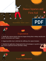 PE M2 Dance Injuries and First Aid
