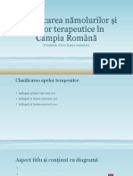 Valorificarea Nămolurilor Și Apelor Terapeutice În Câmpia Română