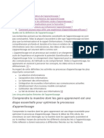 Document Apprentissage