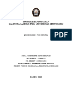 Https Pendaftaran - Undip.ac - Id PendaftaranController Formulirpendaftaran Id 114504