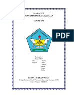 Makalah SMP Pencemaran Lingkungan