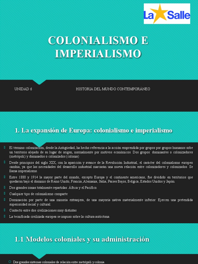 Colonialismo e Imperialismo | PDF | Colonialismo | Imperialismo