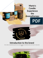 Mario's Candle: Aromatherapy Scents