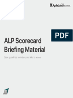 ALP Scorecard Briefing Material