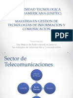 Presentacion Ley Marco Telecom