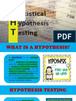 Inferential Statistics - Hypothesis Testing