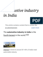 India's Automotive Industry