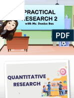 CHS2 - Introduction To Quantitative Research