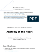 02 Integrated Organ Based Course I (Cardiovascular System) Anatomy of The Heart Handout