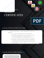 Seminar Audit Certificate
